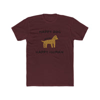 Load image into Gallery viewer, Happy Dog Happy Human Unisex Crew Tee for Dog Lovers
