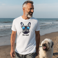 Load image into Gallery viewer, I&#39;m Cool French Bulldog T-Shirt
