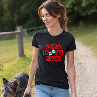 Load image into Gallery viewer, Funny Dog Lover Zero Woofs Given T-Shirt
